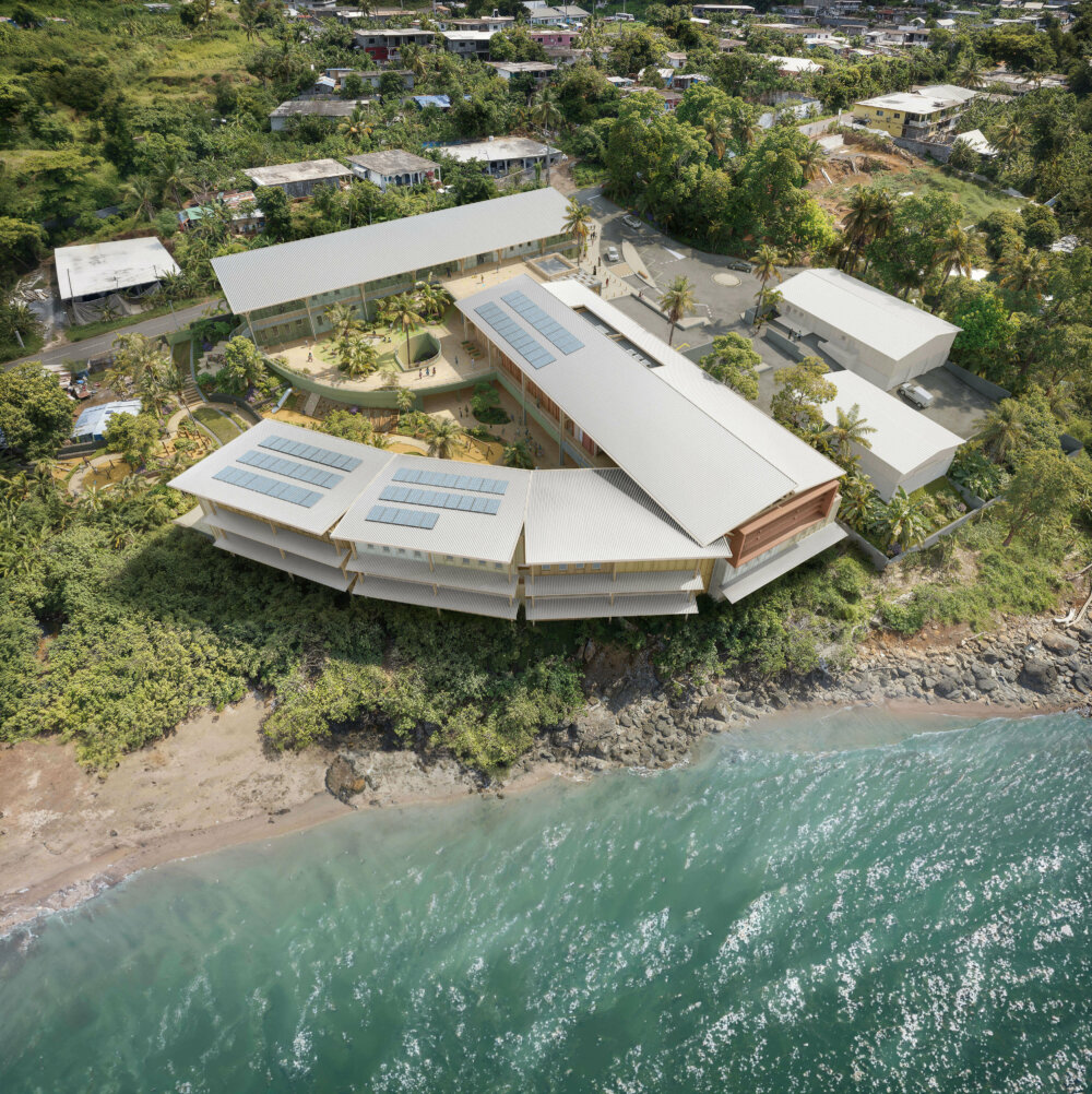 AMA - Groupe Scolaire T24 + Refectoire - Nyambadao_perspective_architecture-archviz-rendering-3D-illustration-mayotte